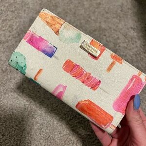 Kate spade ice cream cone wallet